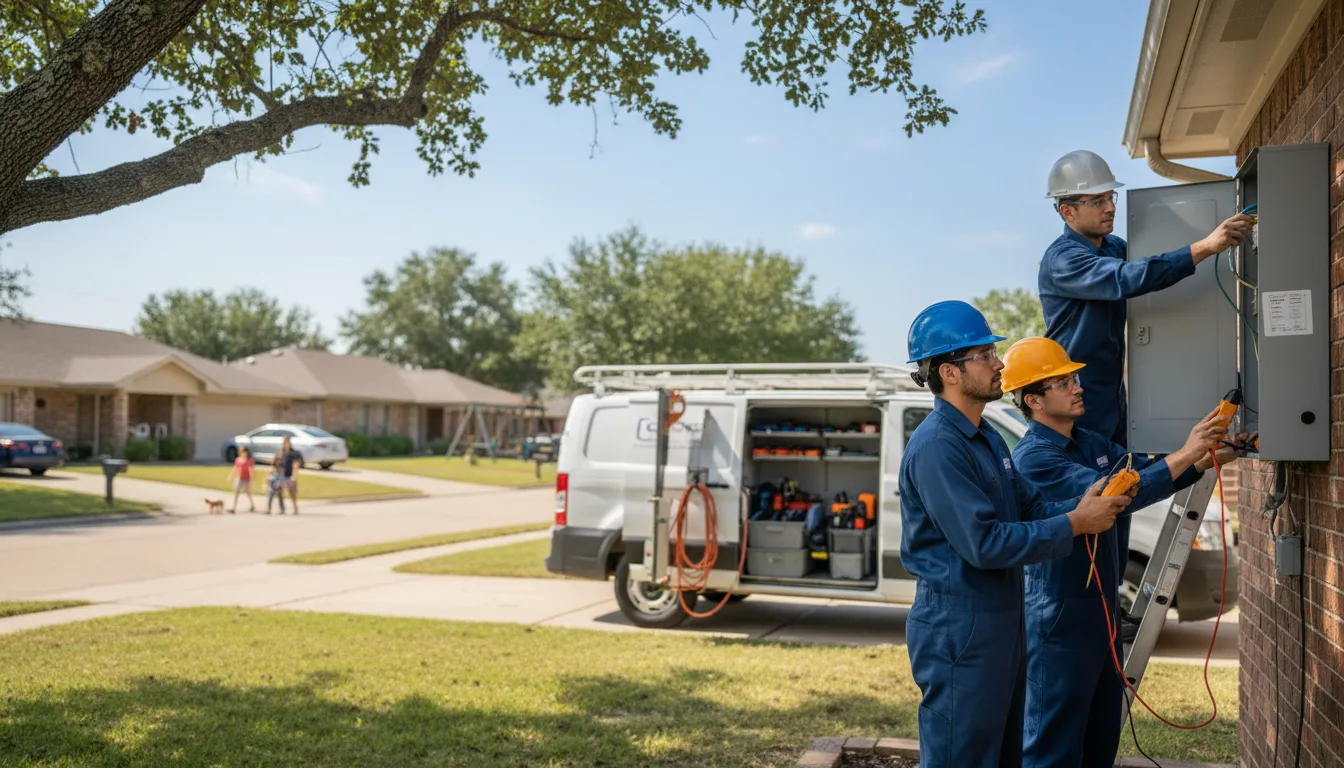 Certified electrician providing emergency electrical services in Saint Helen, MI